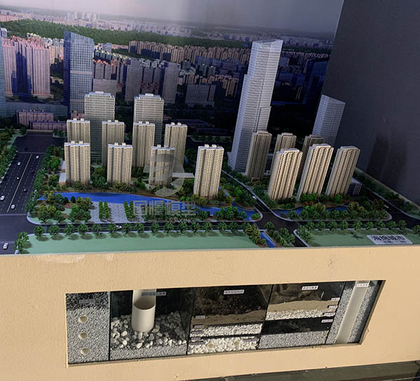 聂荣县建筑模型